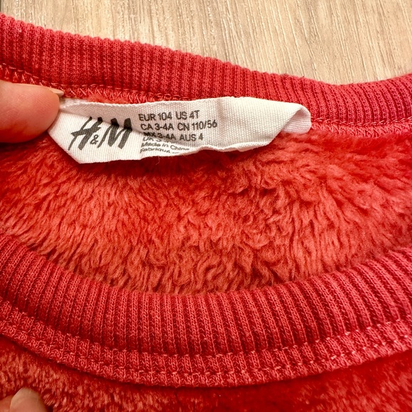 Toddler Girl HM Unicorn sequin sweatshirt size 4 - Picture 4 of 7